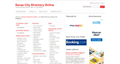 Desktop Screenshot of davaocitydirectory.com